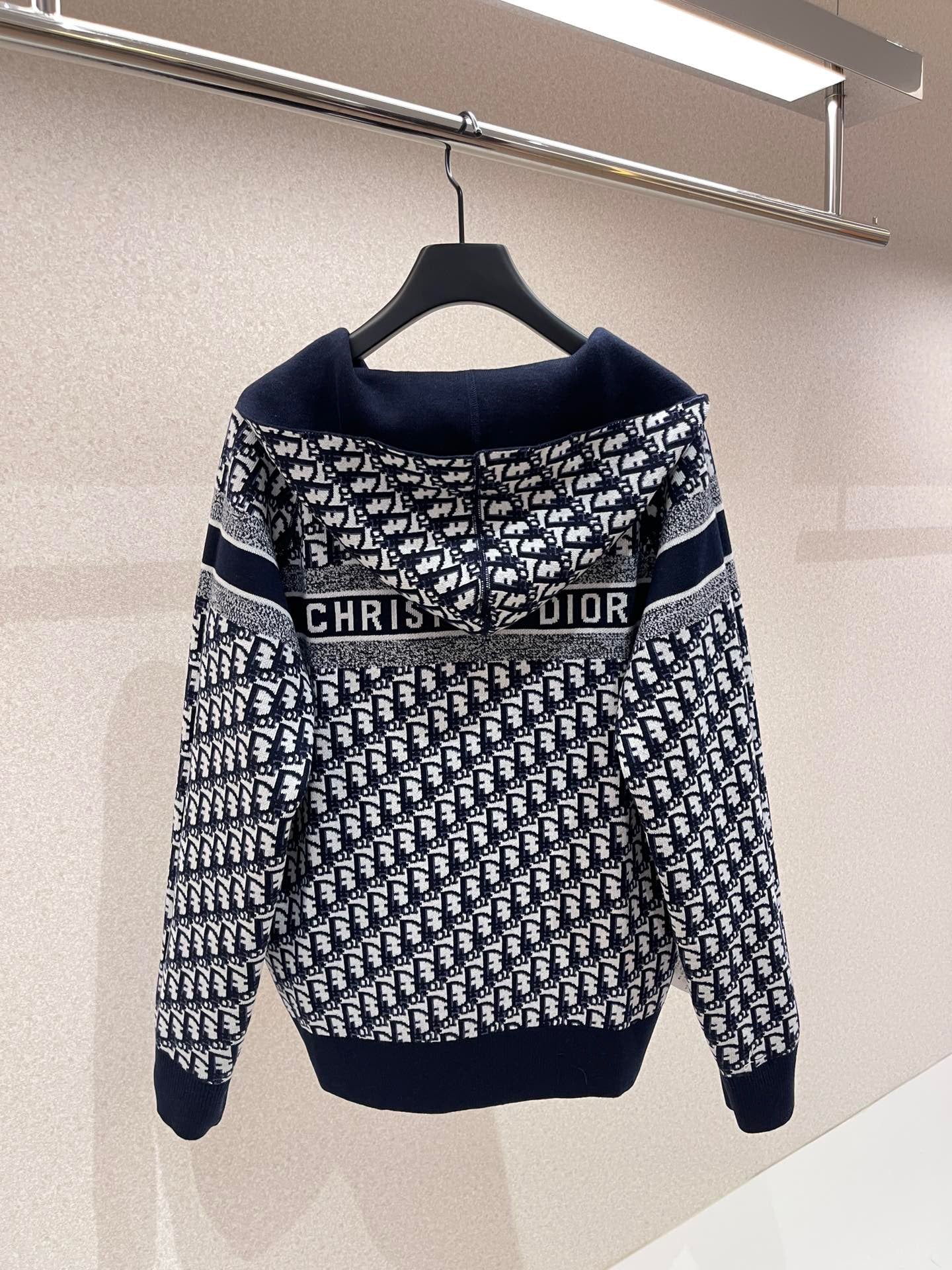 Dark blue and Grey Jacket - FashionHype.xyz