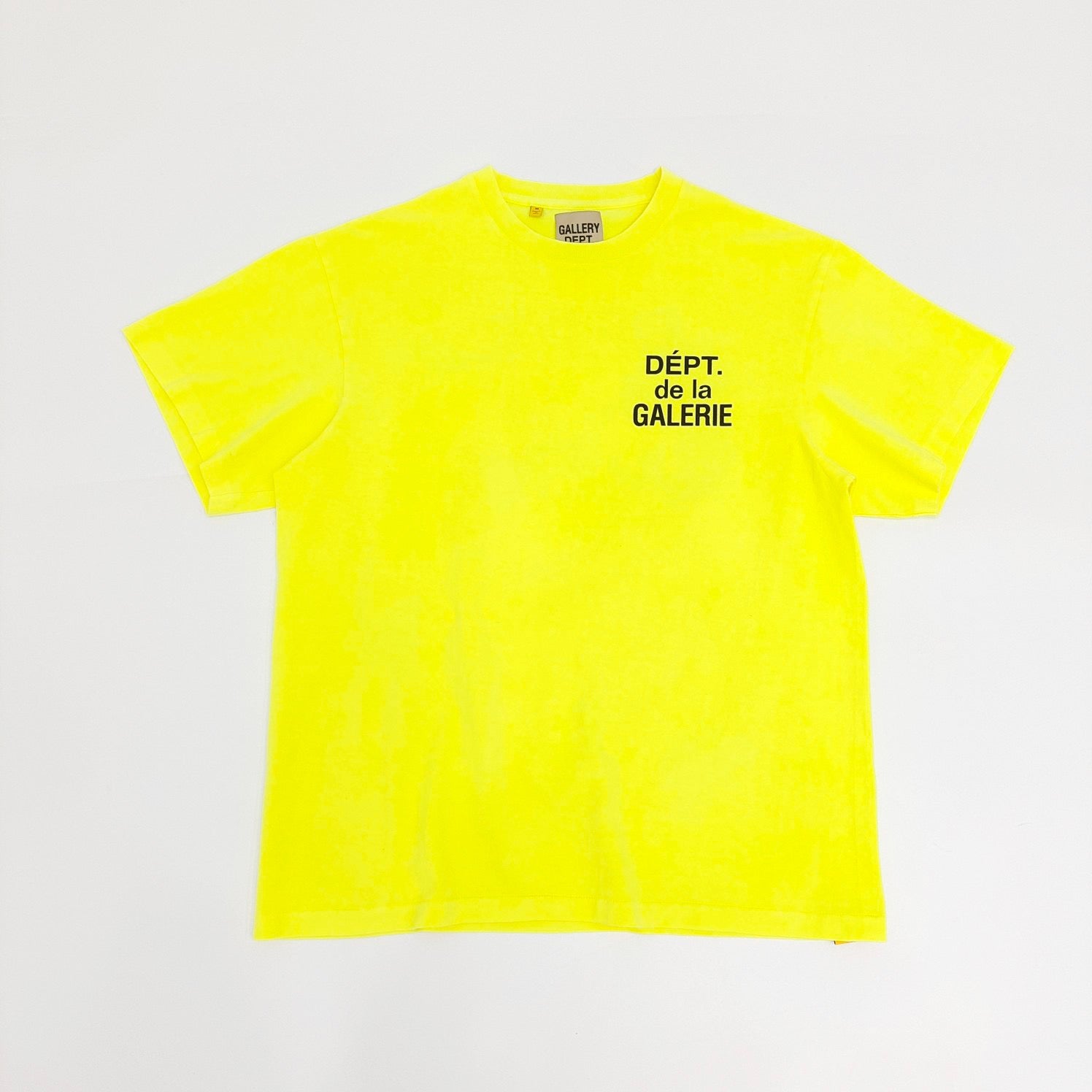 Gelbes, rosa und gelbes Organza-T-Shirt