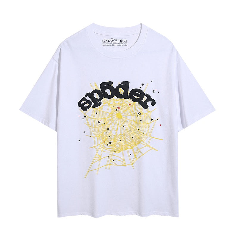 Himmelblaues und schwarzes T-Shirt