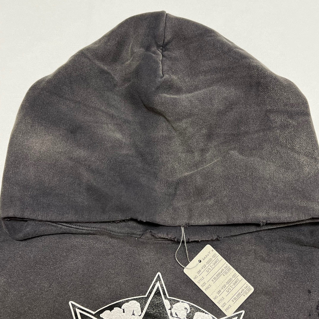 Schwarzer Hoodie