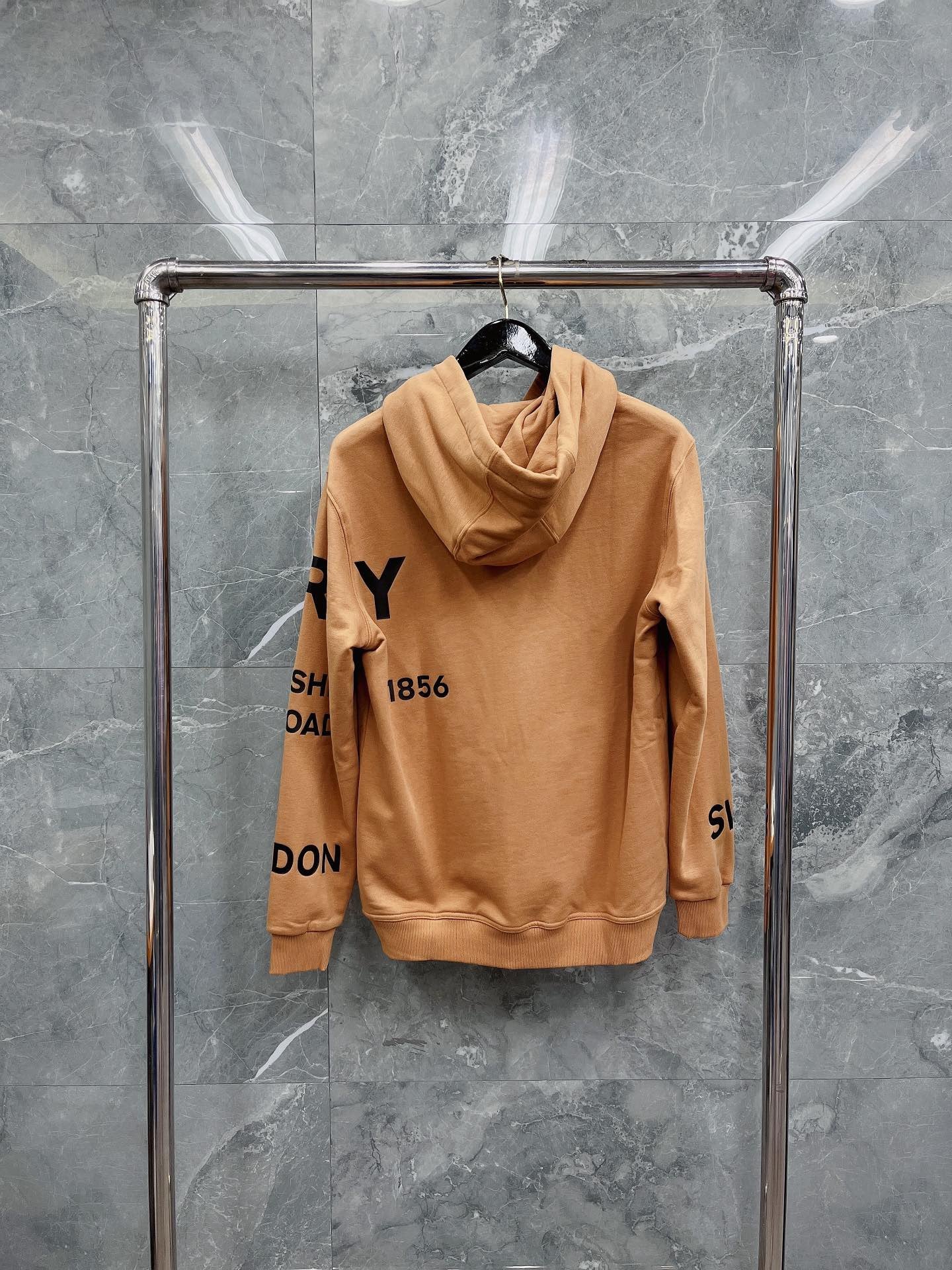 Black, Light orange and White Hoodie - FashionHype.xyz