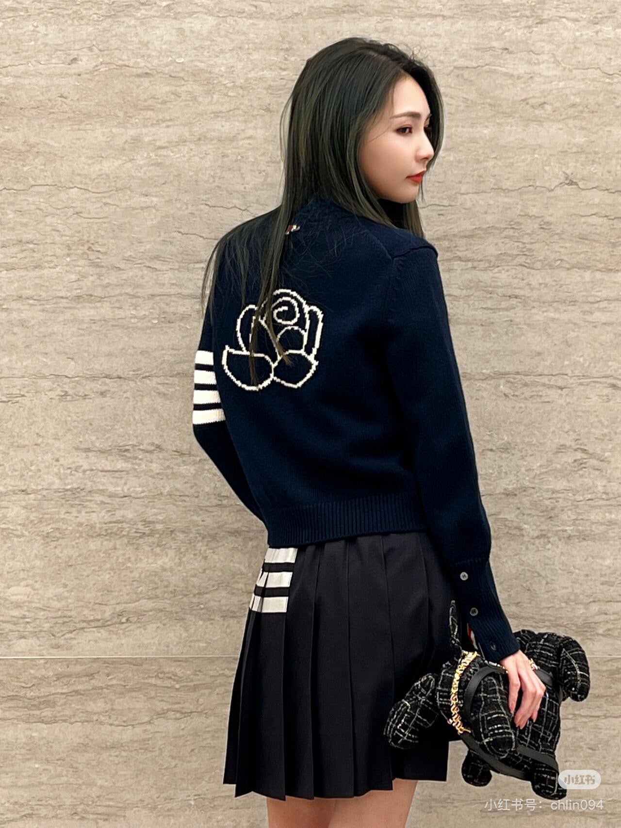 Mehrfarbige Jacke