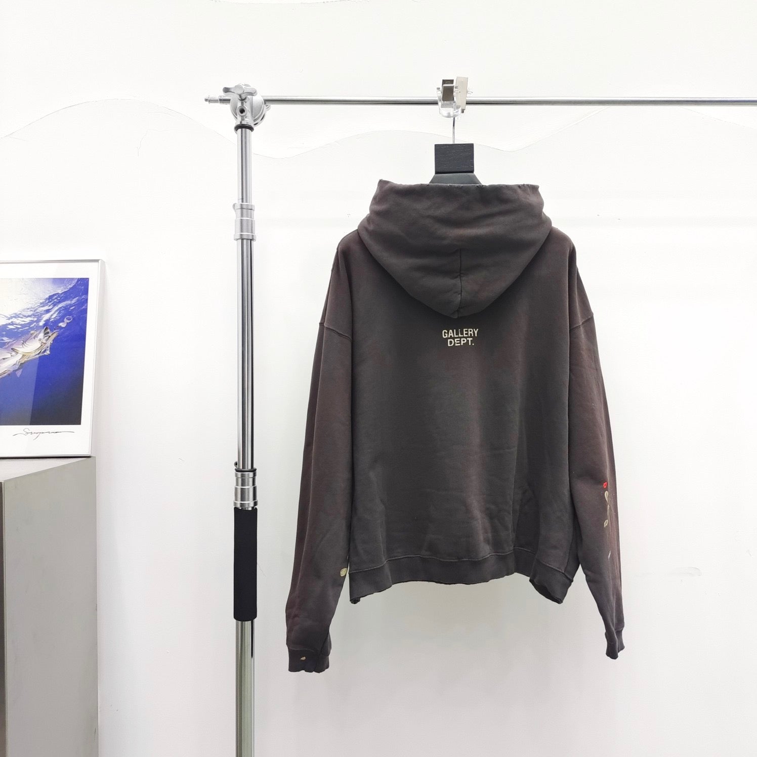 Schwarzer Hoodie