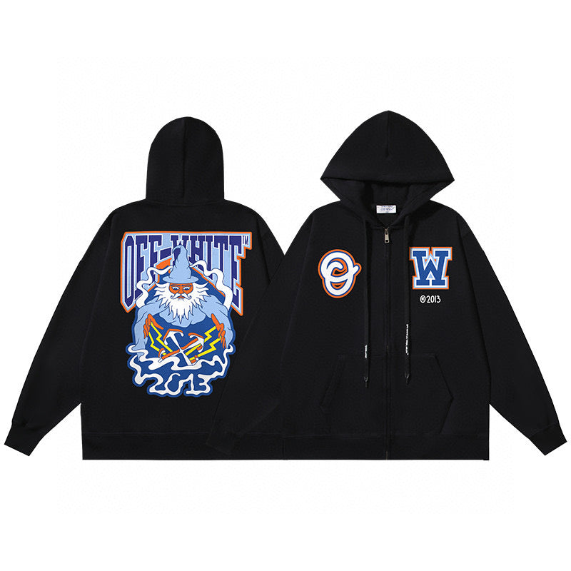 Schwarzer Hoodie