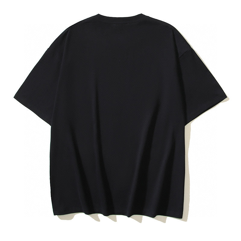 Schwarz-weißes T-Shirt