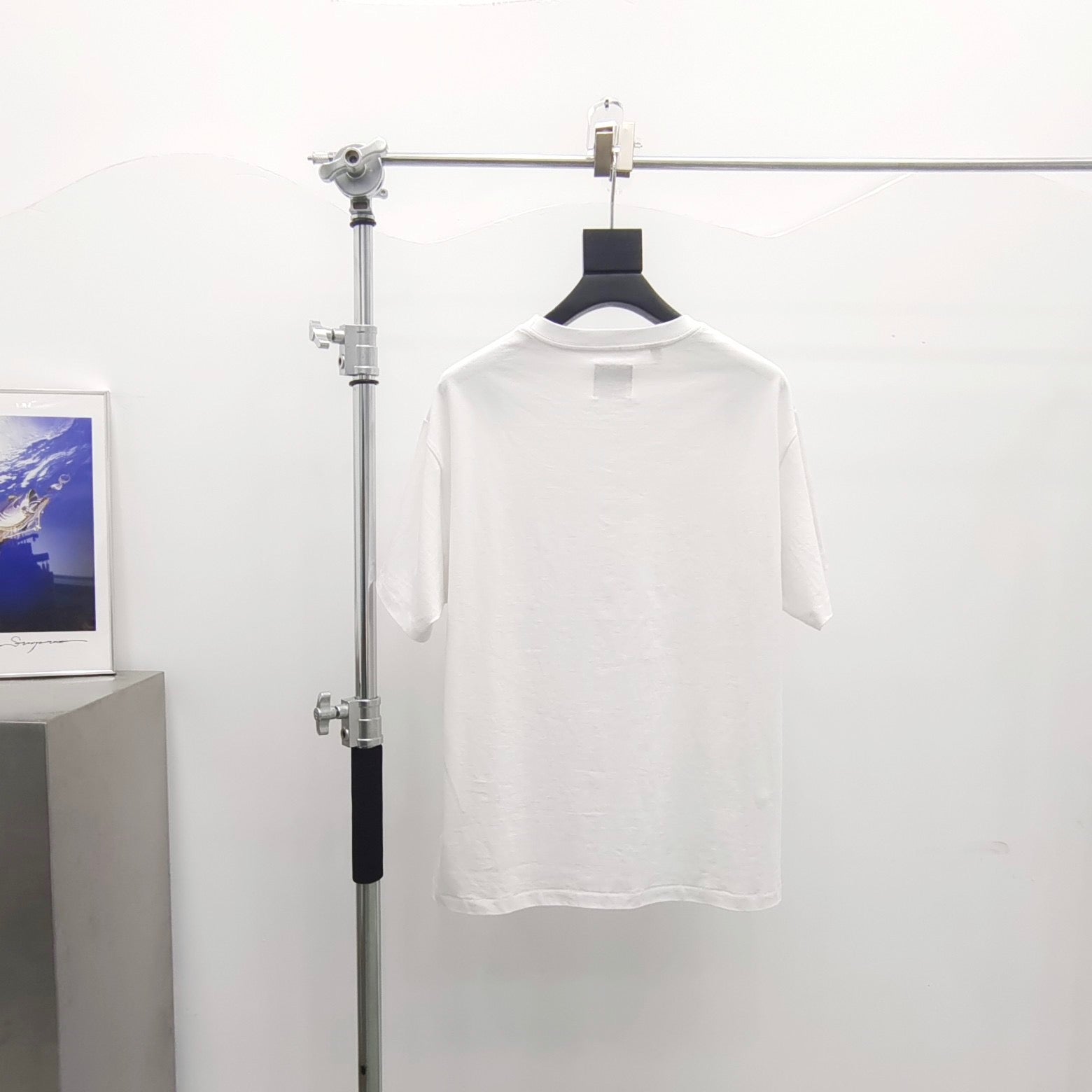 White, Navy blue and Ice blue T-shirt - FashionHype.xyz