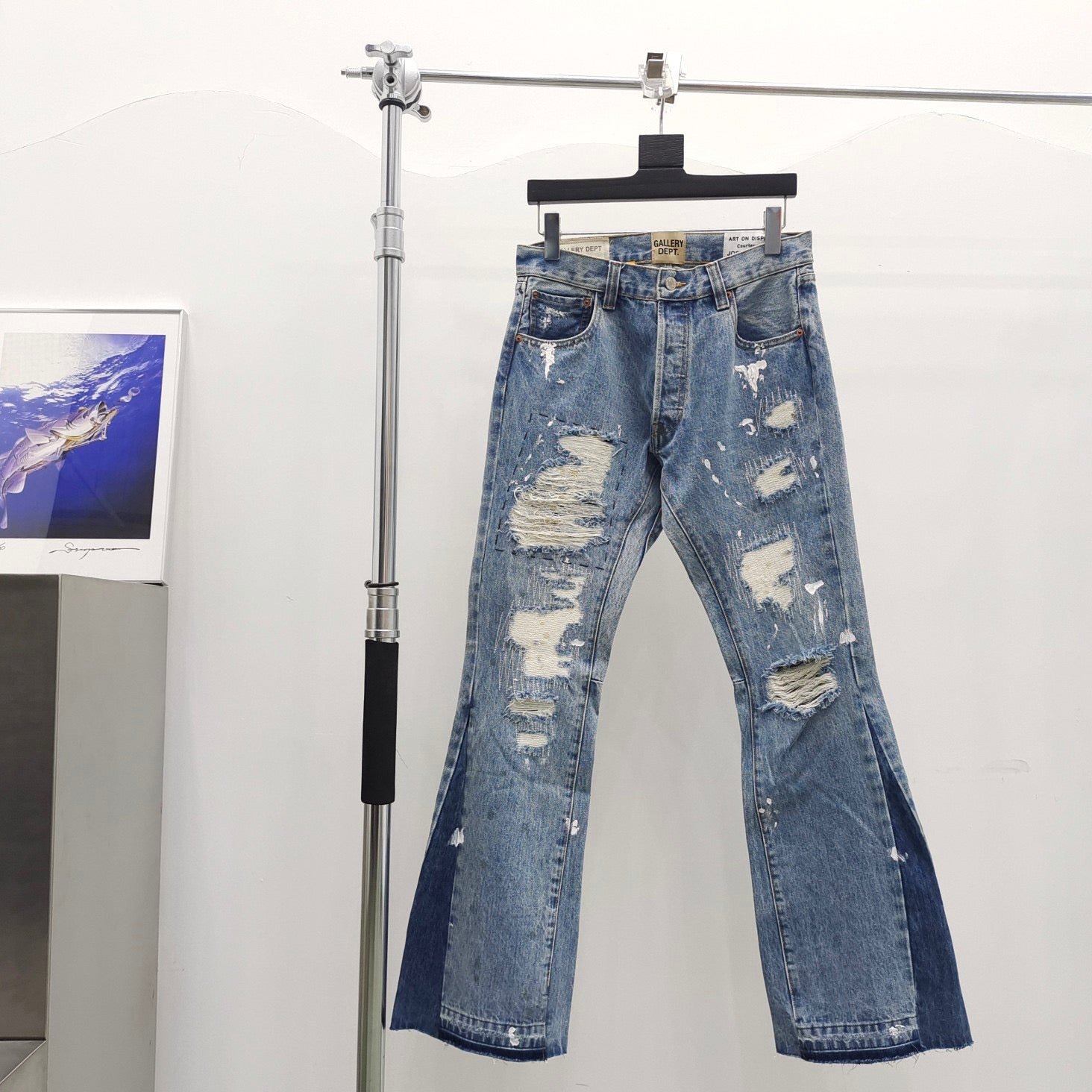 Graublaue Hose