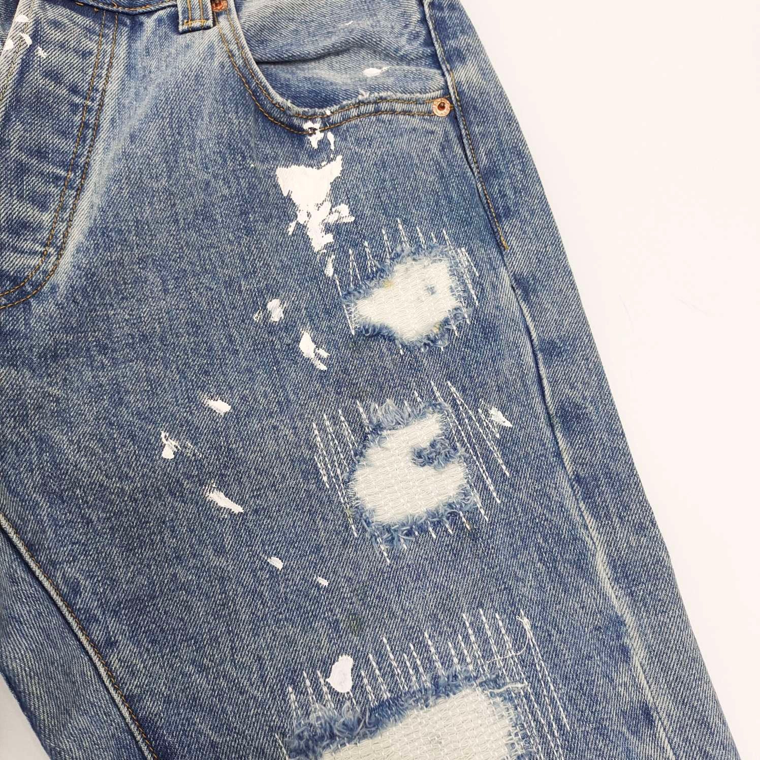 Graublaue Hose