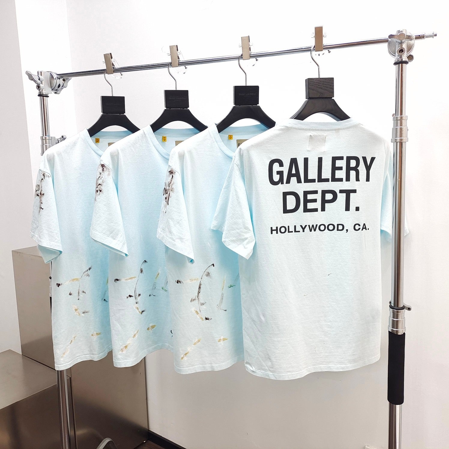 White Blue T-Shirt - FashionHype.xyz