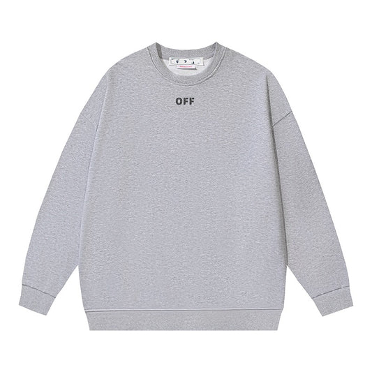 Sudadera blanca, gris y negra