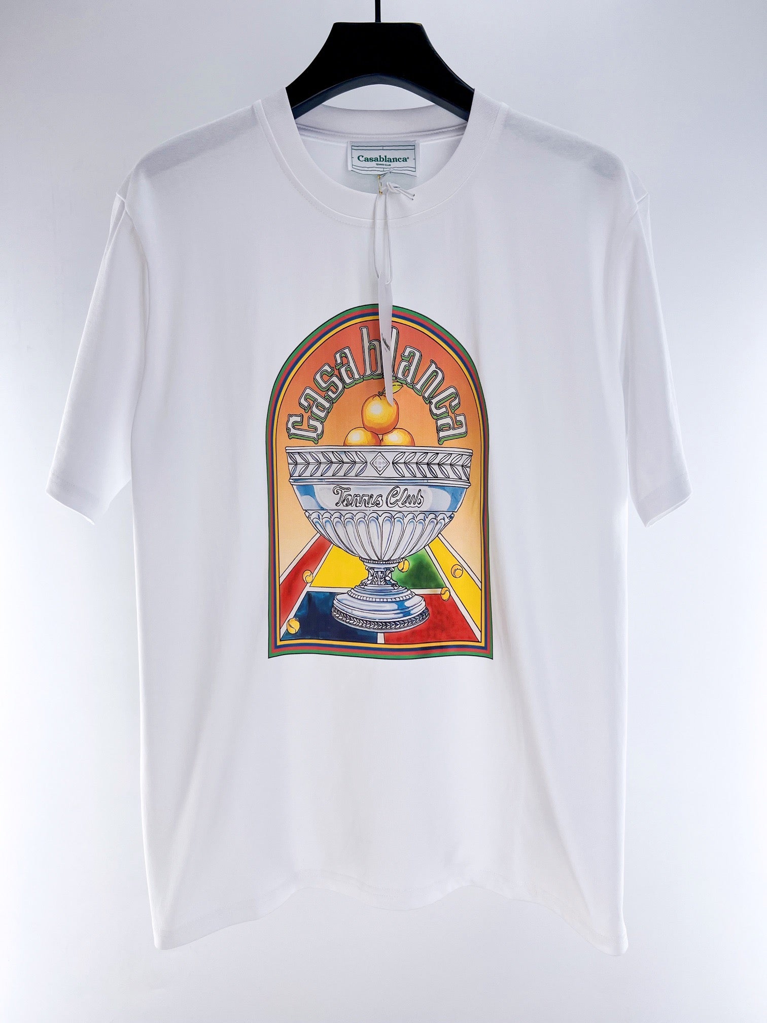 Blau-weißes T-Shirt