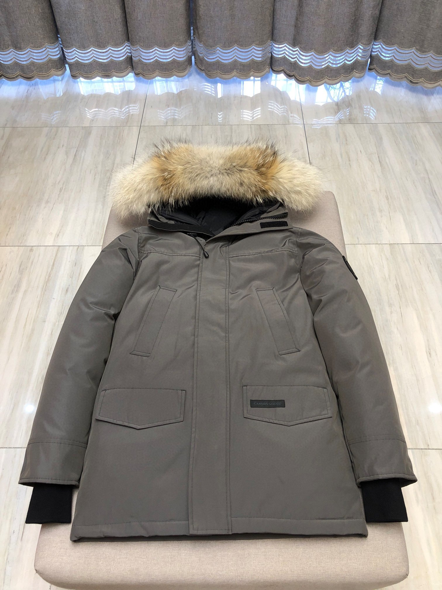 White,Grey,Blue and Black Jacket - FashionHype.xyz