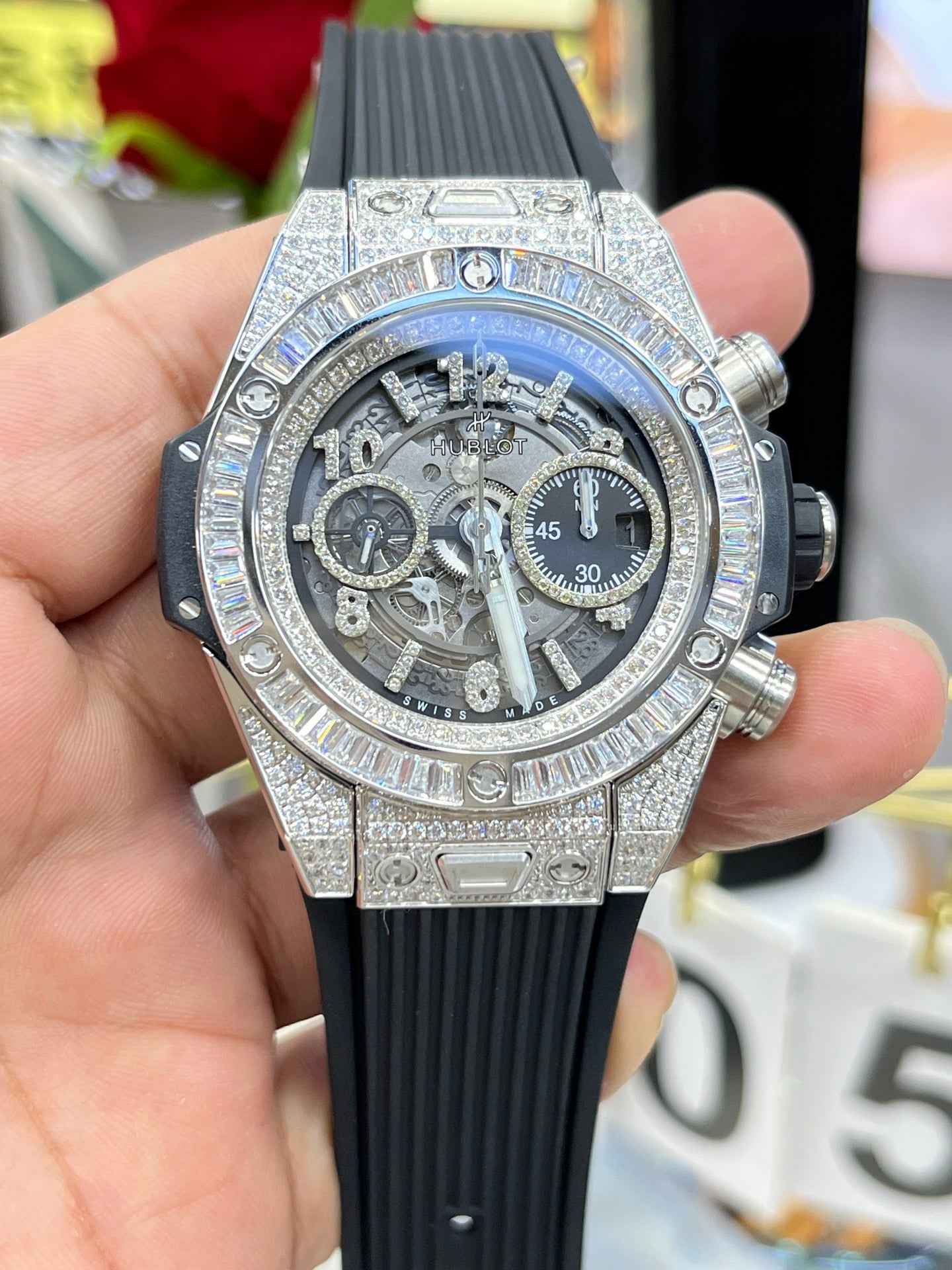 Schwarze Uhr