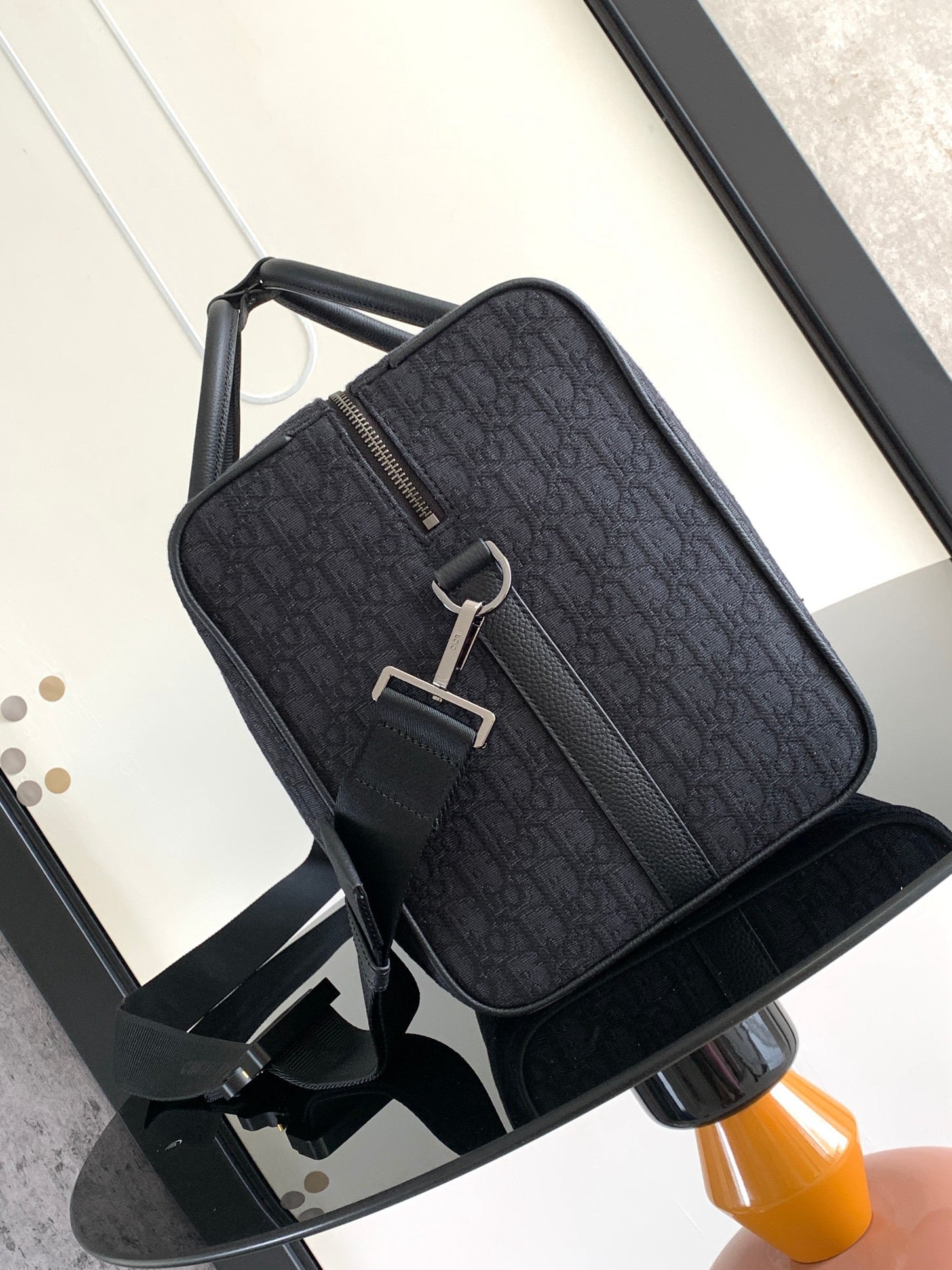 apricot and black Bag - FashionHype.xyz