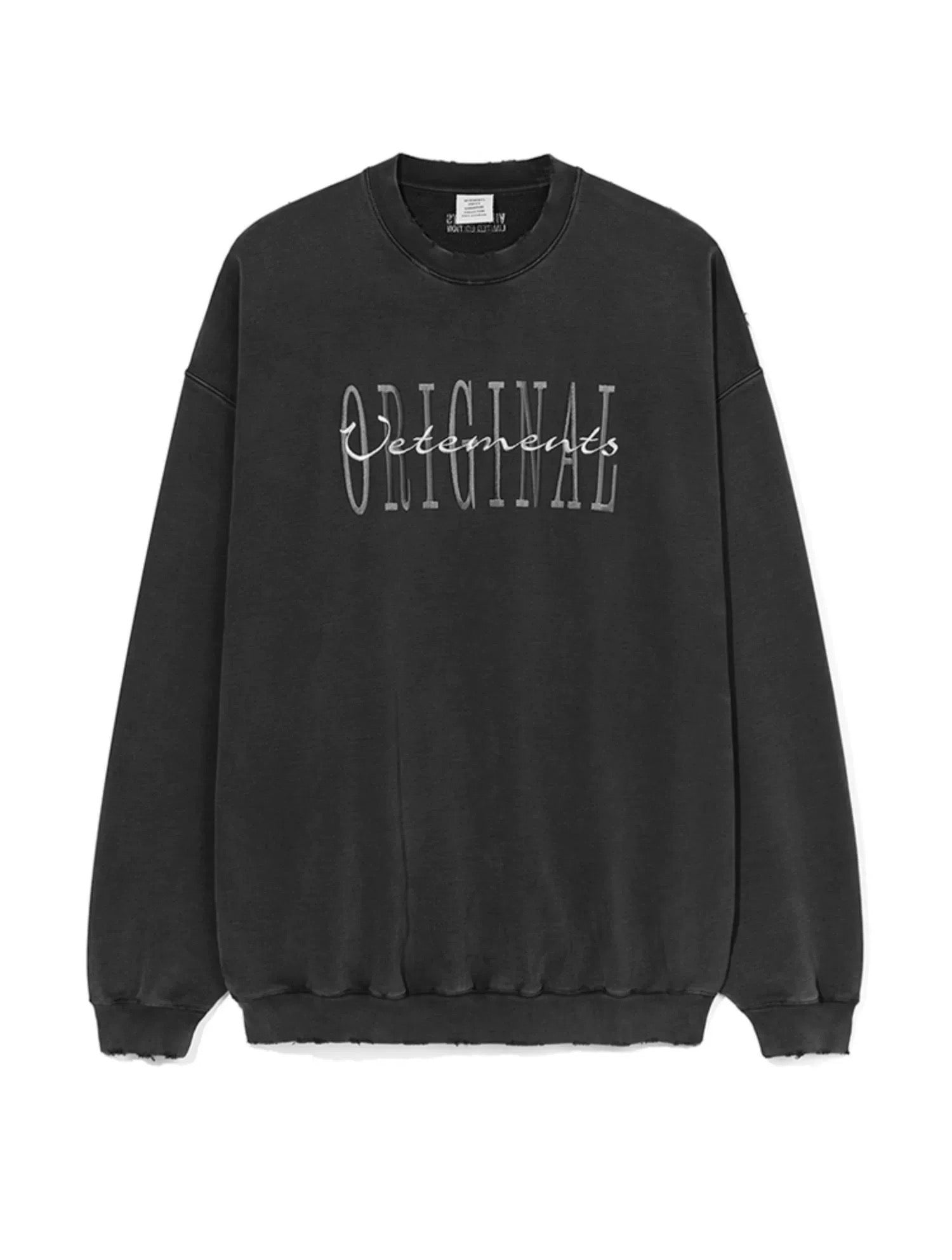 Schwarzes Sweatshirt