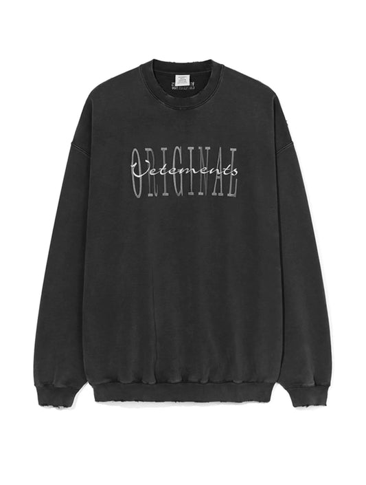 Schwarzes Sweatshirt