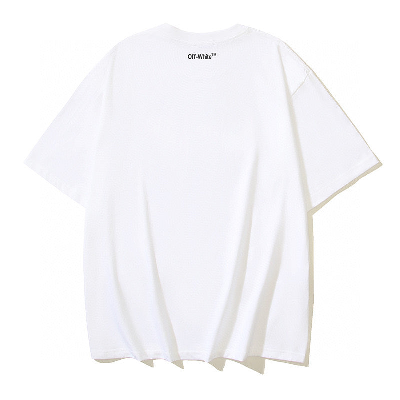 Schwarz-weißes T-Shirt