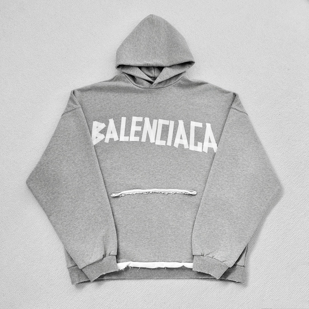 Sudadera con capucha gris