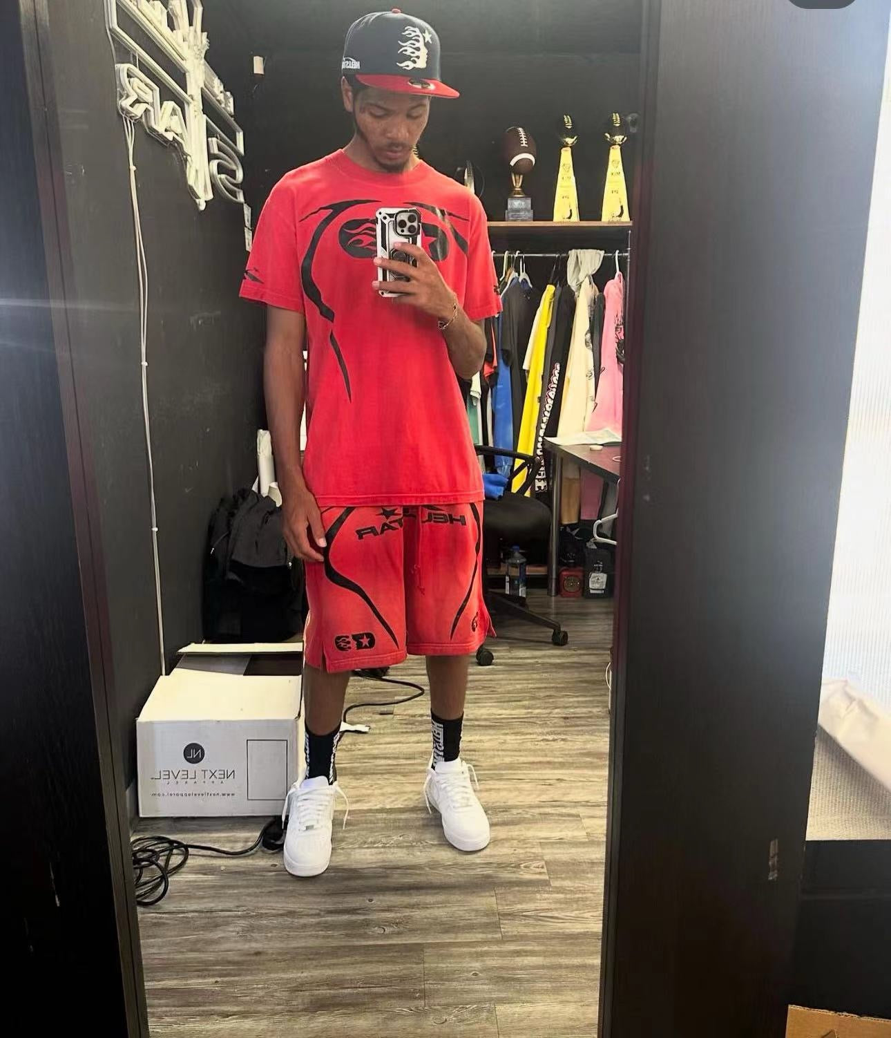 Dark red Short - FashionHype.xyz