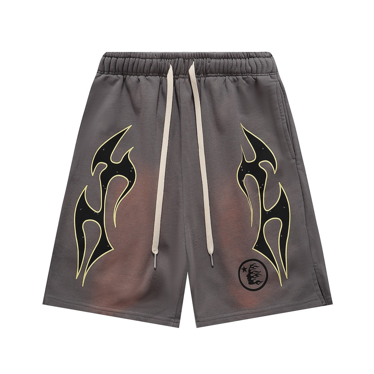 Schwarz, Braun und Pink Short