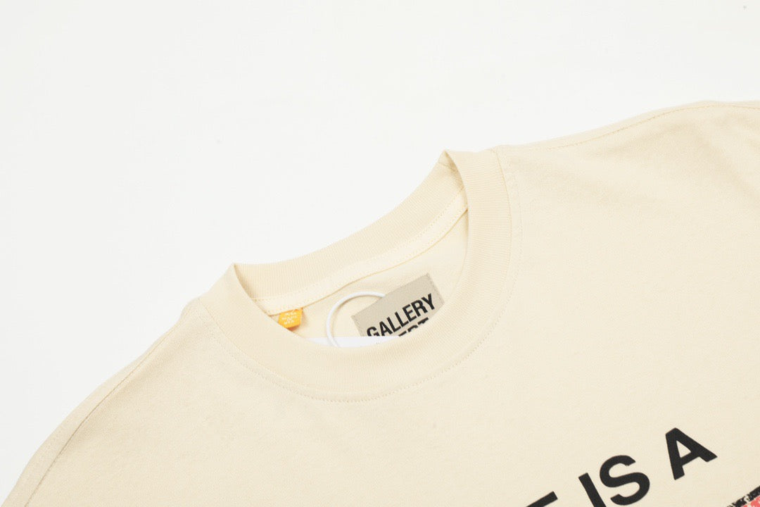 Schwarzes, weißes und hellrosa T-Shirt