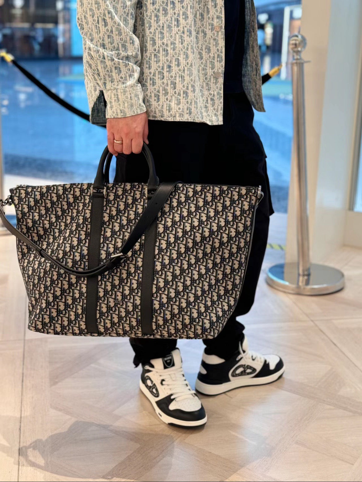 Apricot and Black Bag - FashionHype.xyz