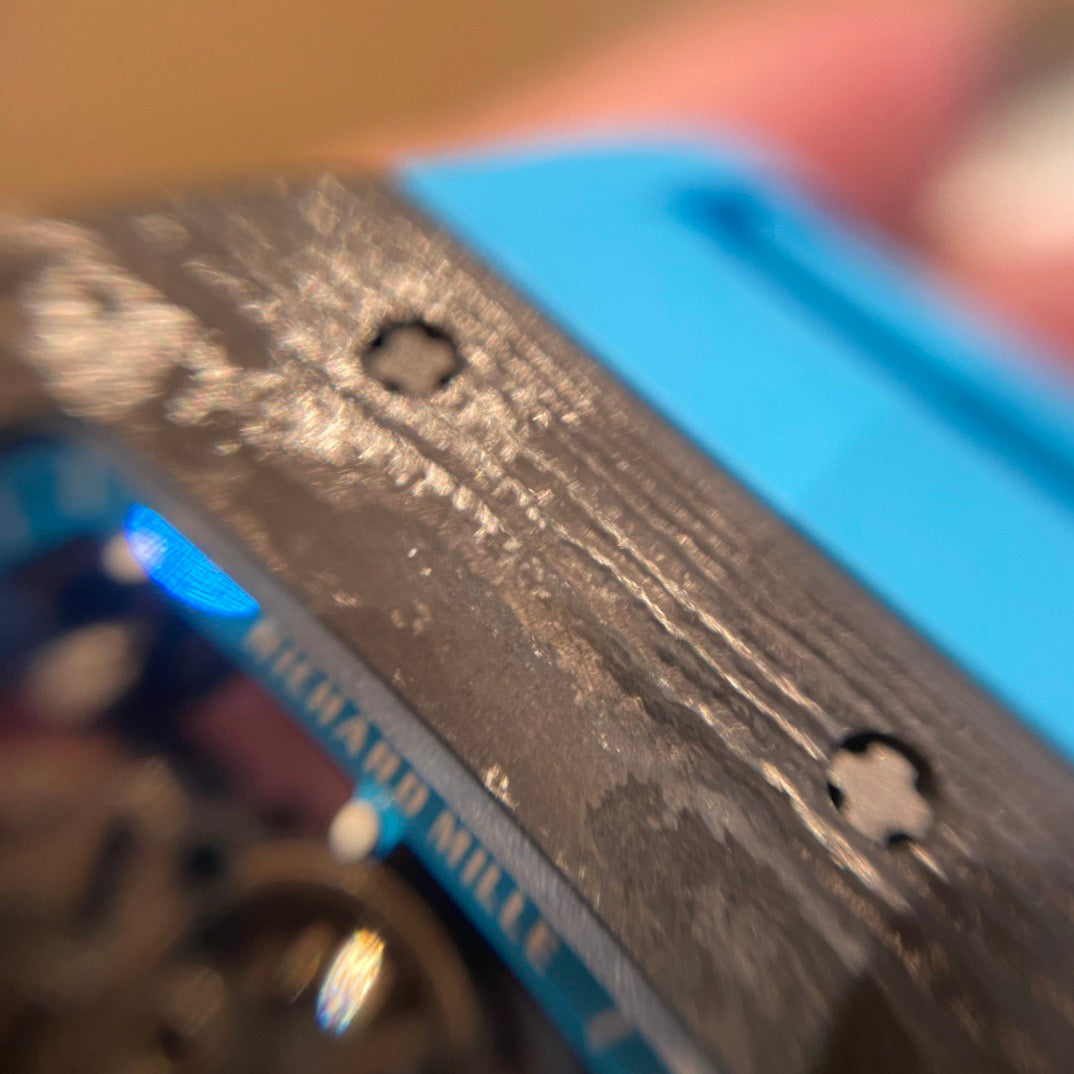 Himmelblaue Uhr