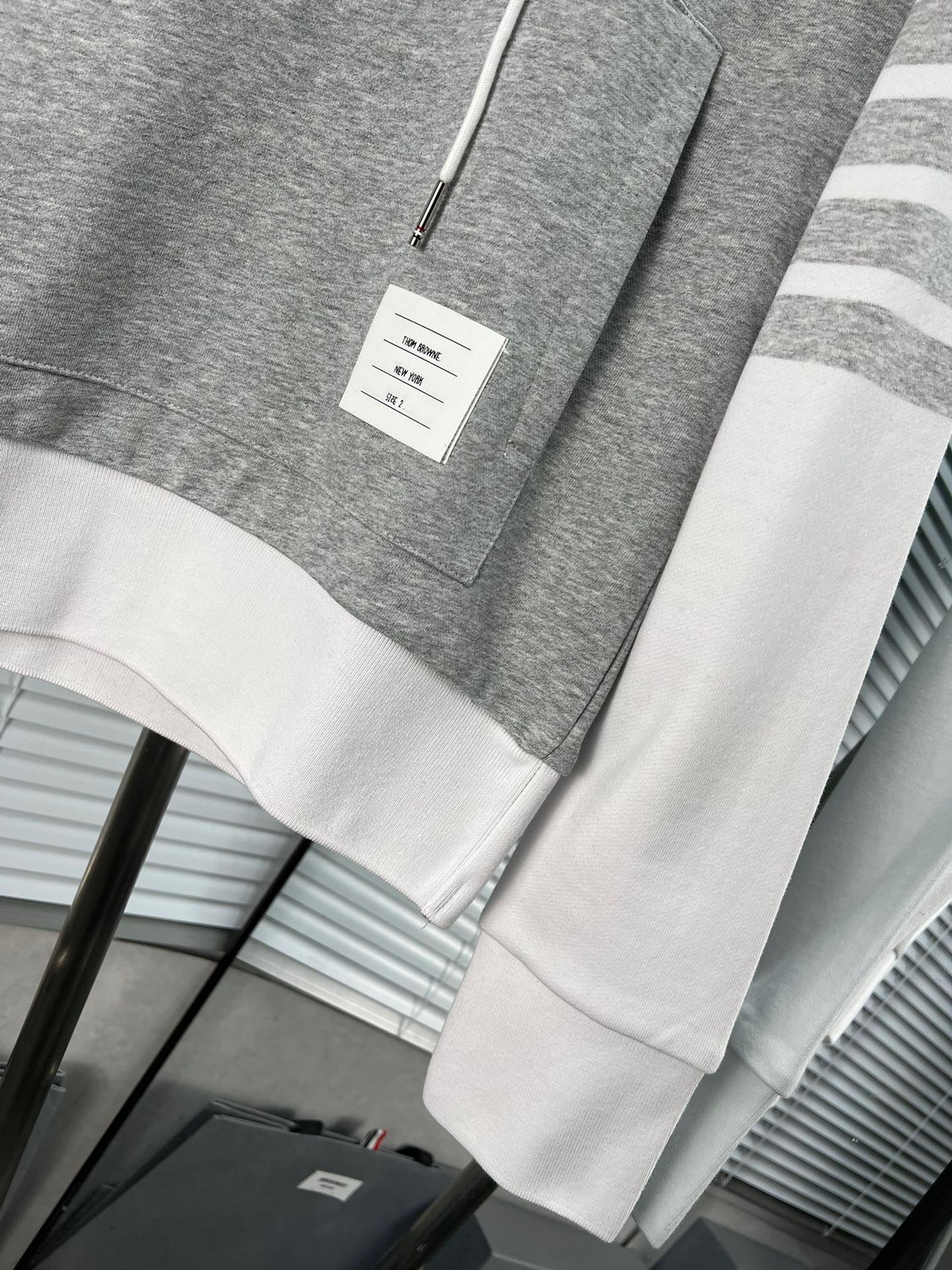 Grey White Hoodie - FashionHype.xyz