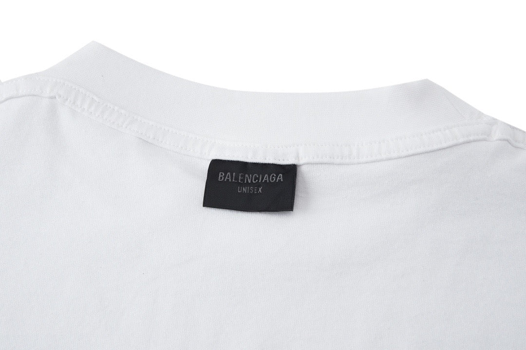 Dark blue and White T-shirt - FashionHype.xyz