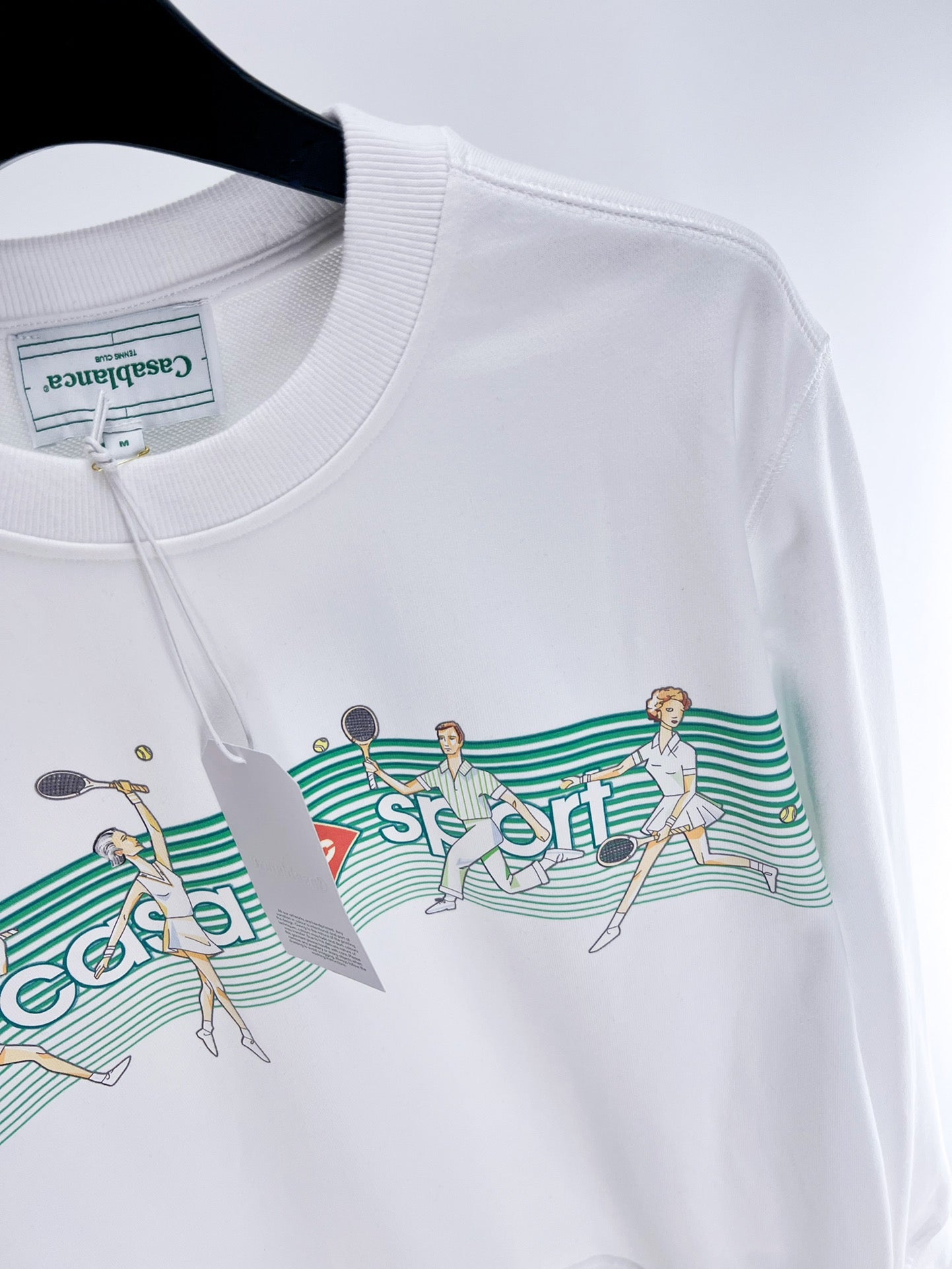 Schwarz-weißes Sweatshirt
