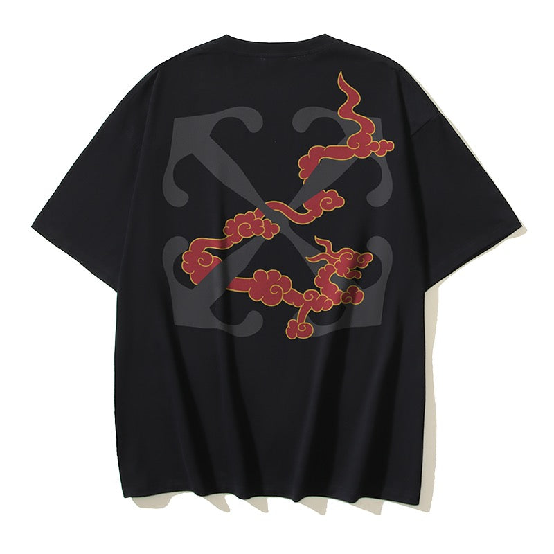 Black and Red T-shirt - FashionHype.xyz