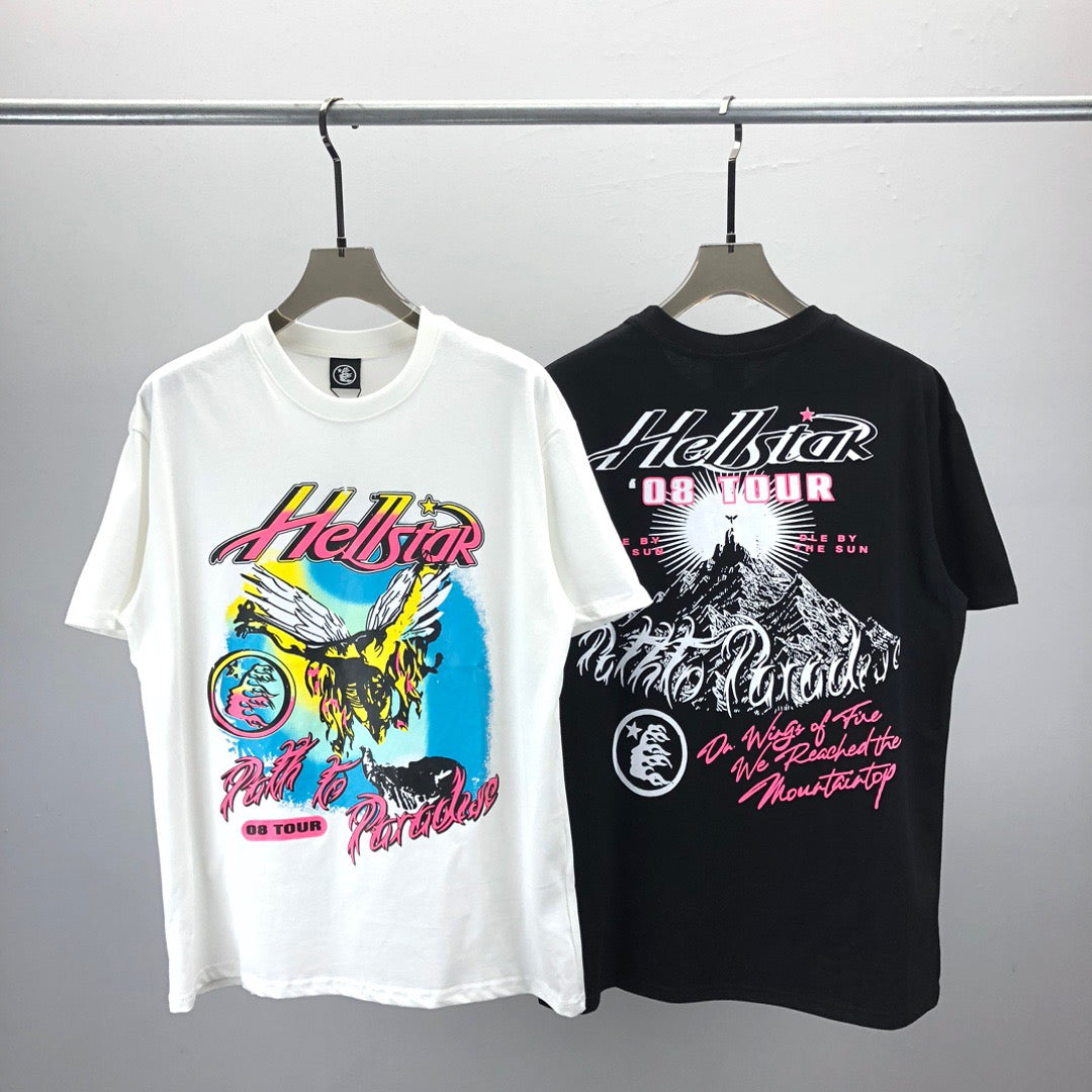 Schwarz-weißes T-Shirt