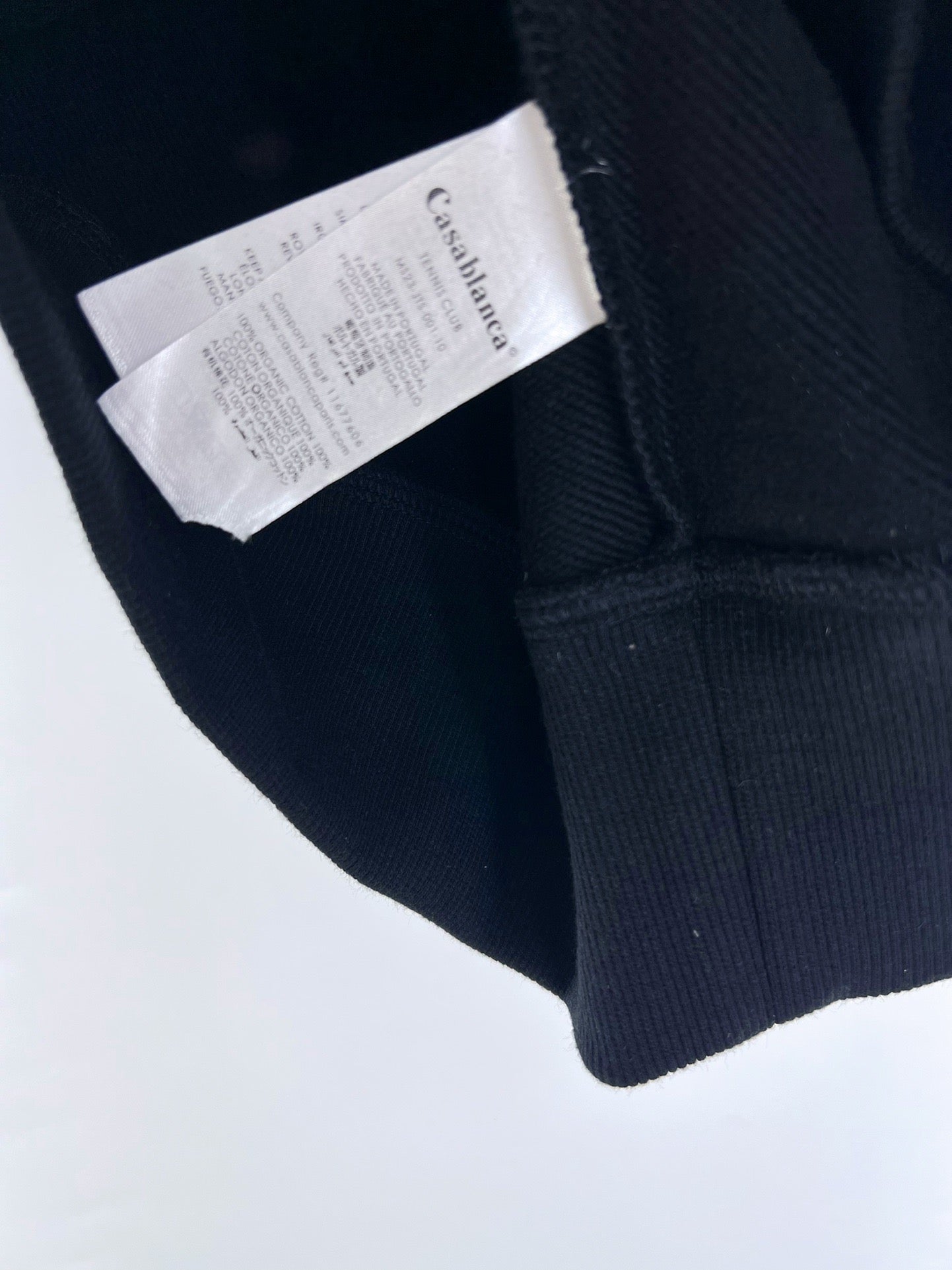 Schwarz-weißes Sweatshirt