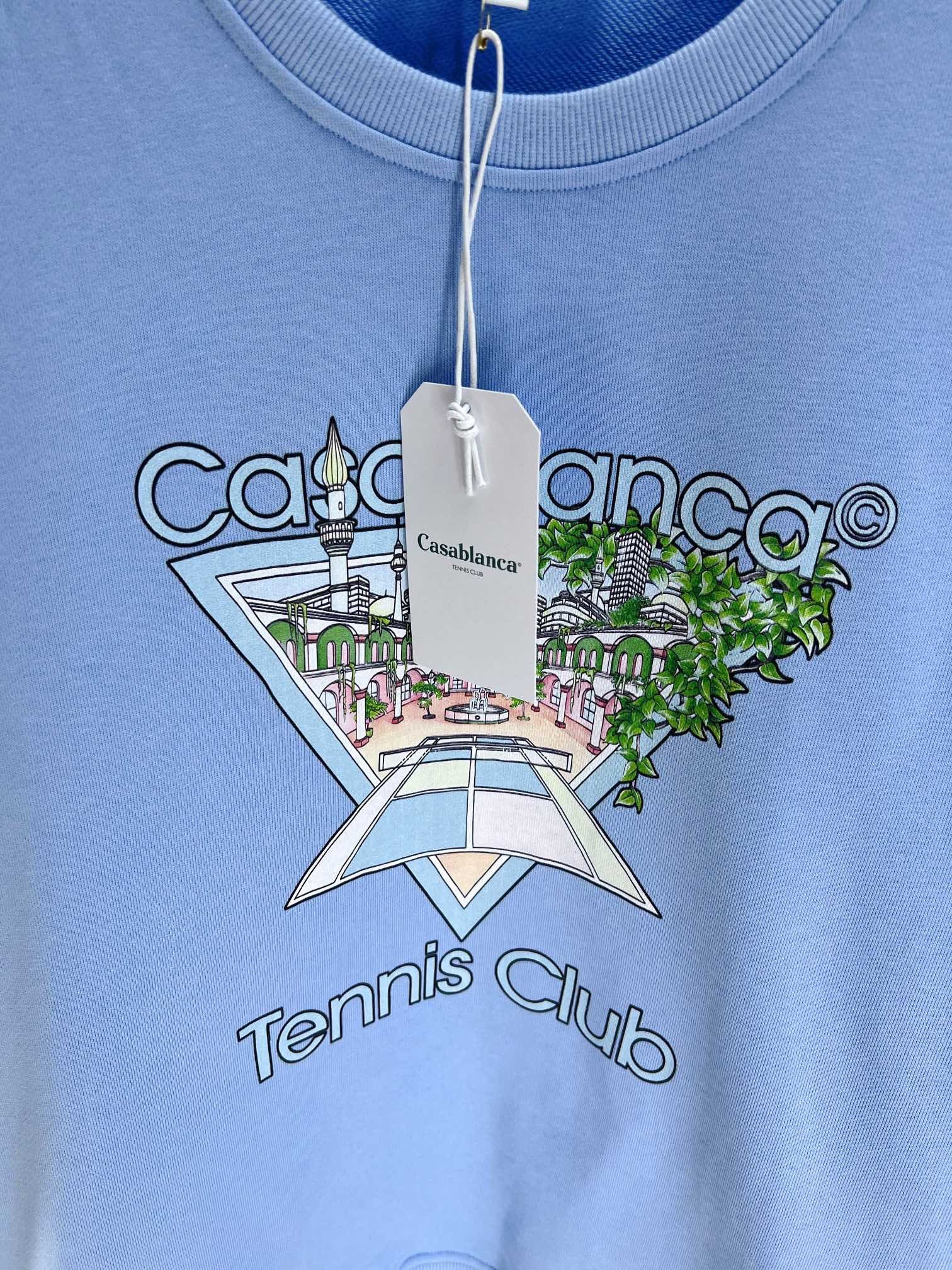 Himmelblaues Sweatshirt