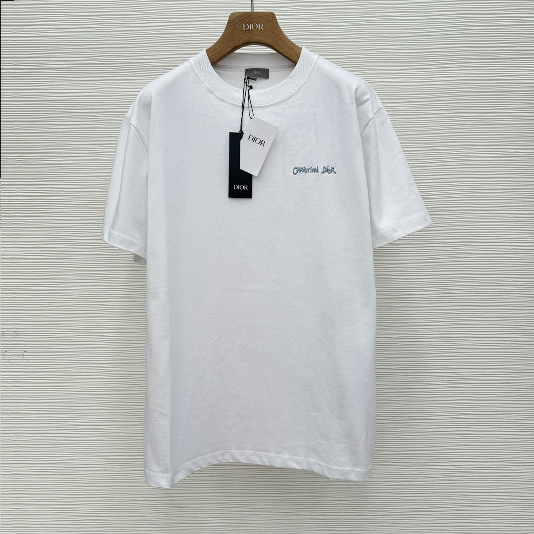 Grey and White T-shirt - FashionHype.xyz