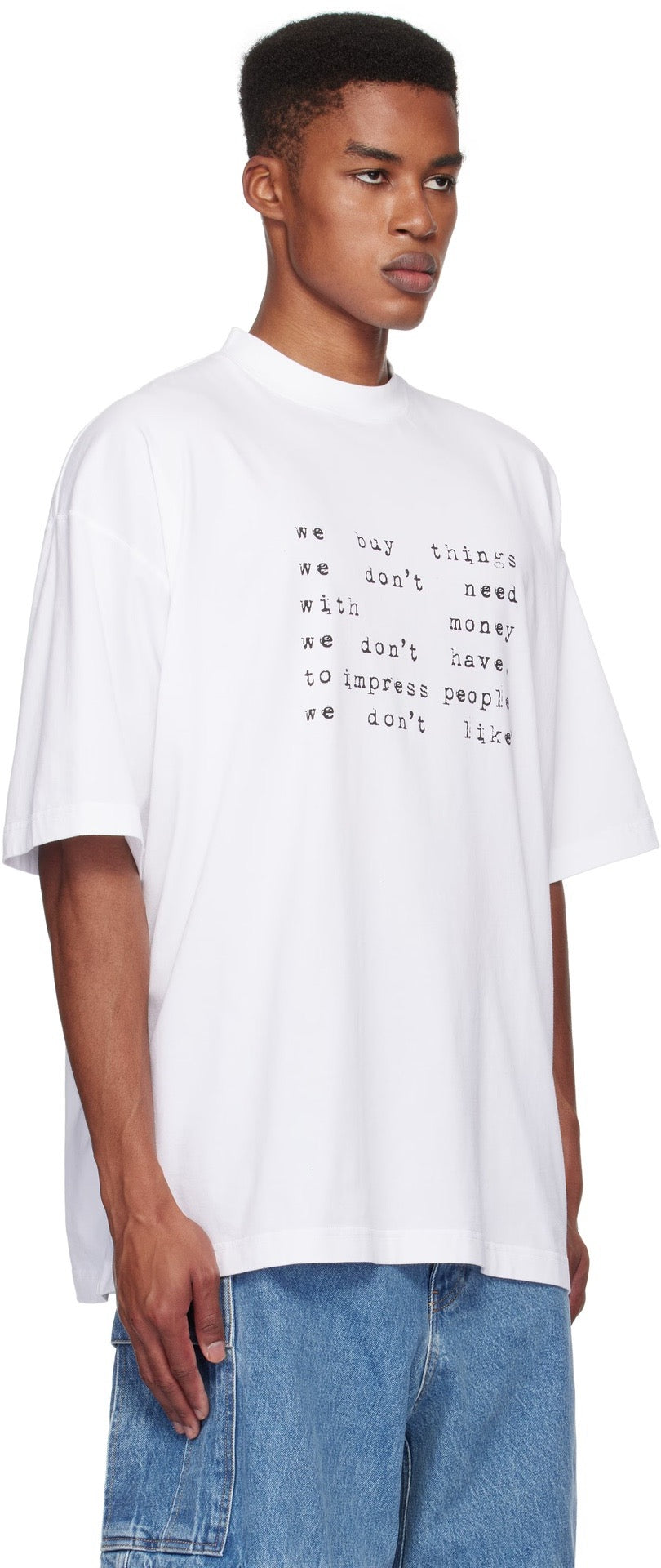 White T-Shirt - FashionHype.xyz