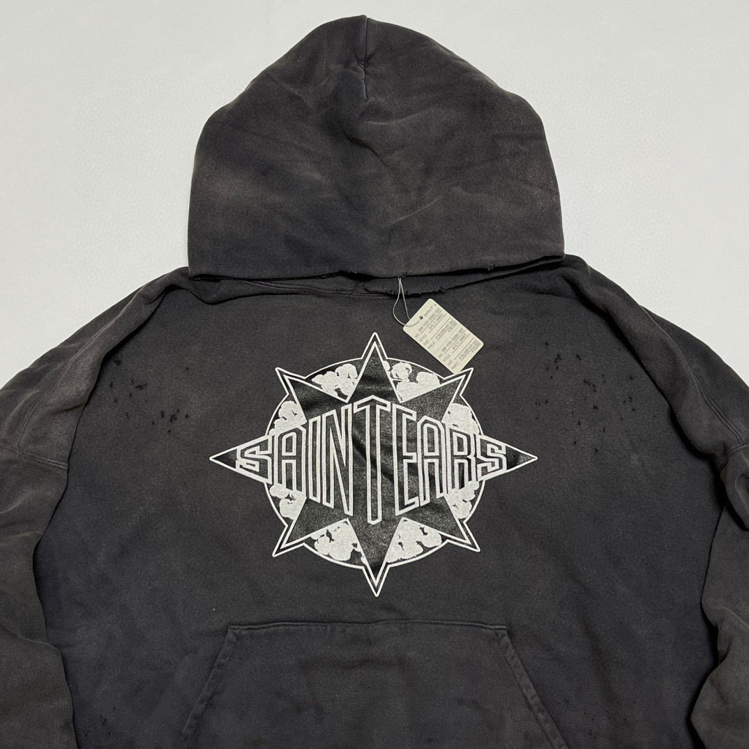 Schwarzer Hoodie