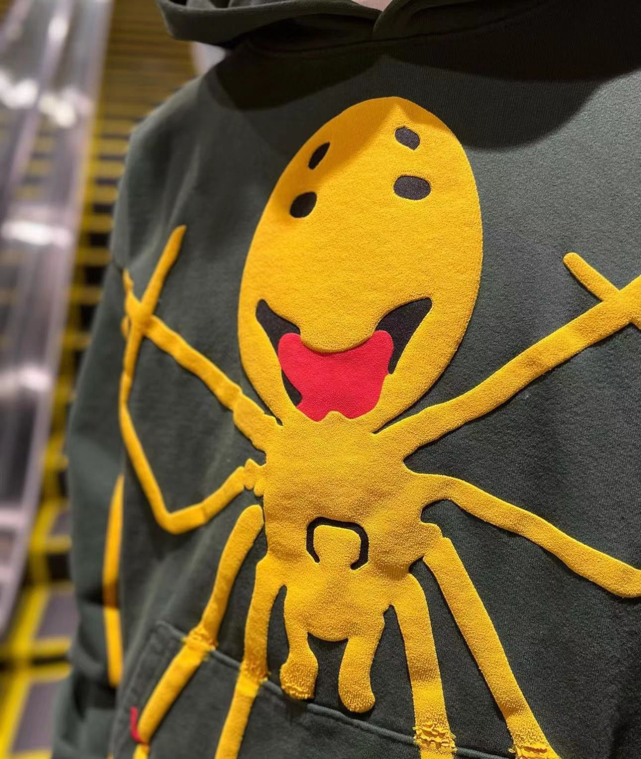 Grüner Hoodie