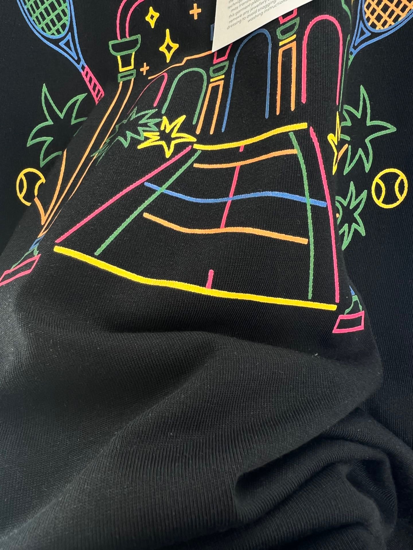 Blau-weißes T-Shirt
