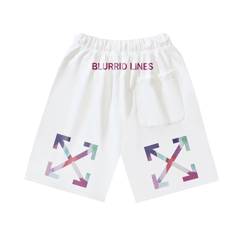 Schwarz-weiße Shorts