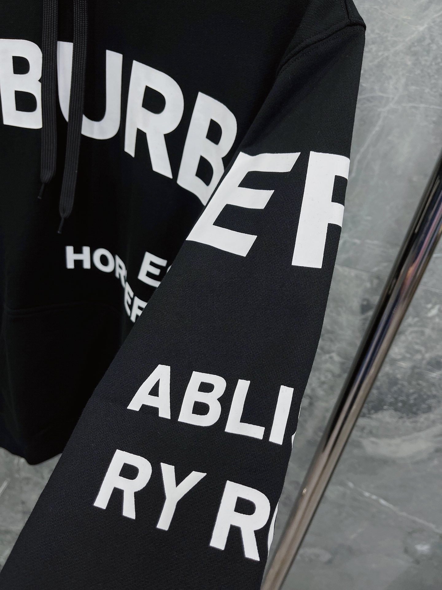 Black, Light orange and White Hoodie - FashionHype.xyz