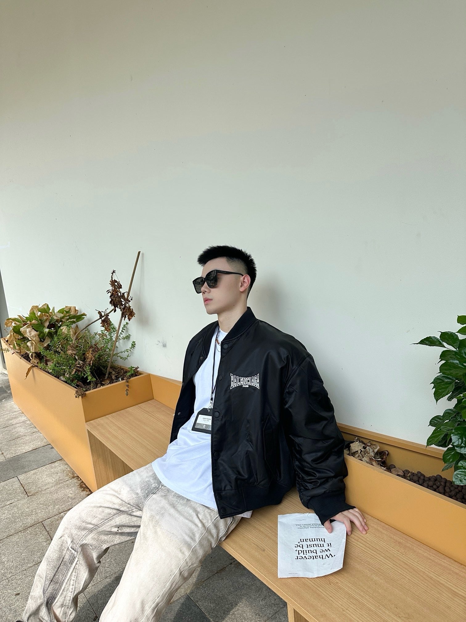 Schwarze Jacke