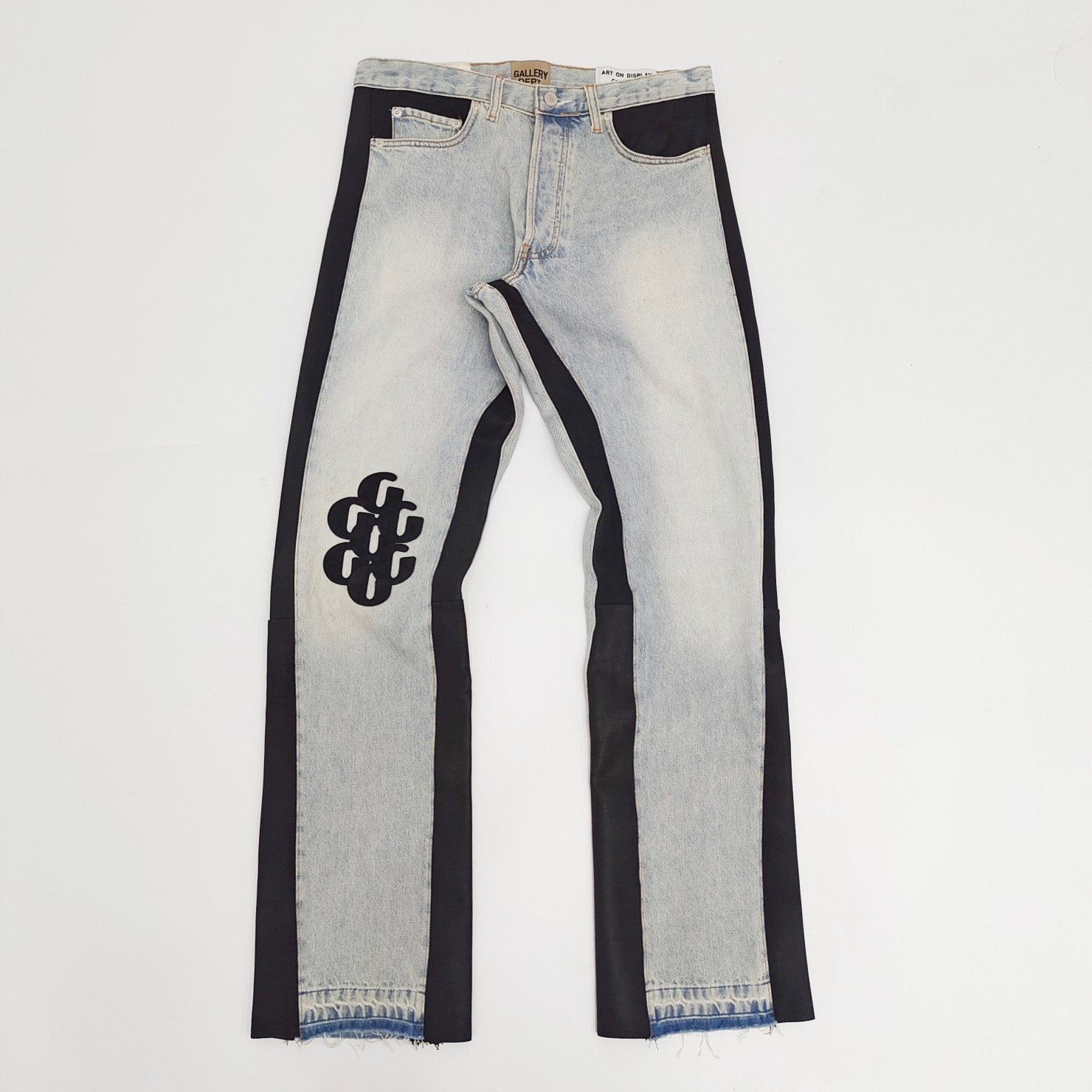 Grau schwarze Hose
