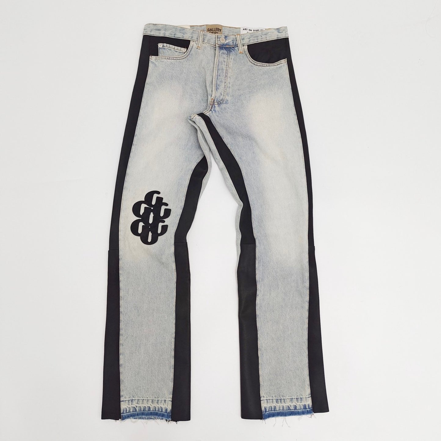 Grau schwarze Hose