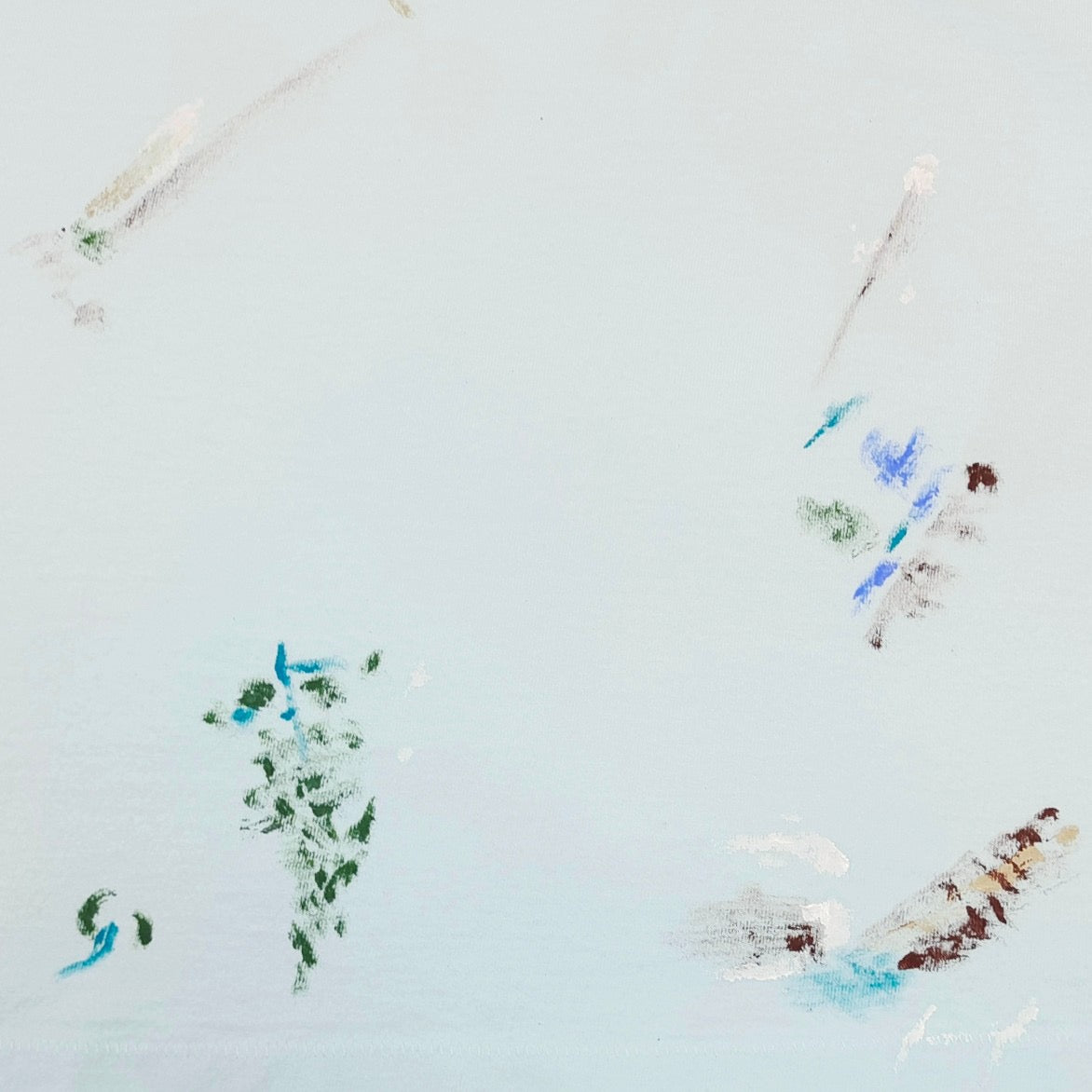 White Blue T-Shirt - FashionHype.xyz