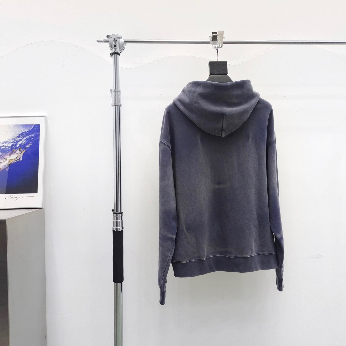 Blaue Jacke