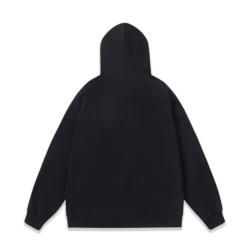 Schwarze und graue Jacke