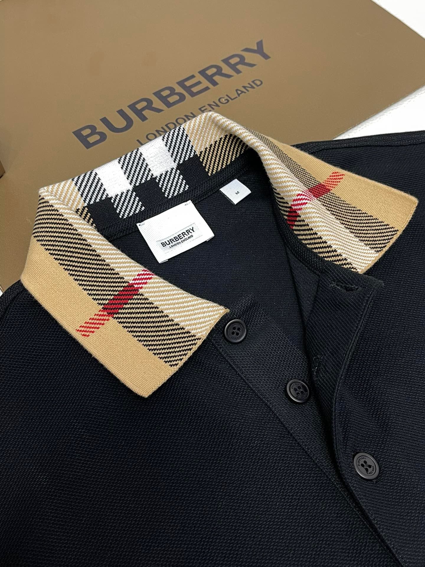 Black,White and Blue Polo - FashionHype.xyz