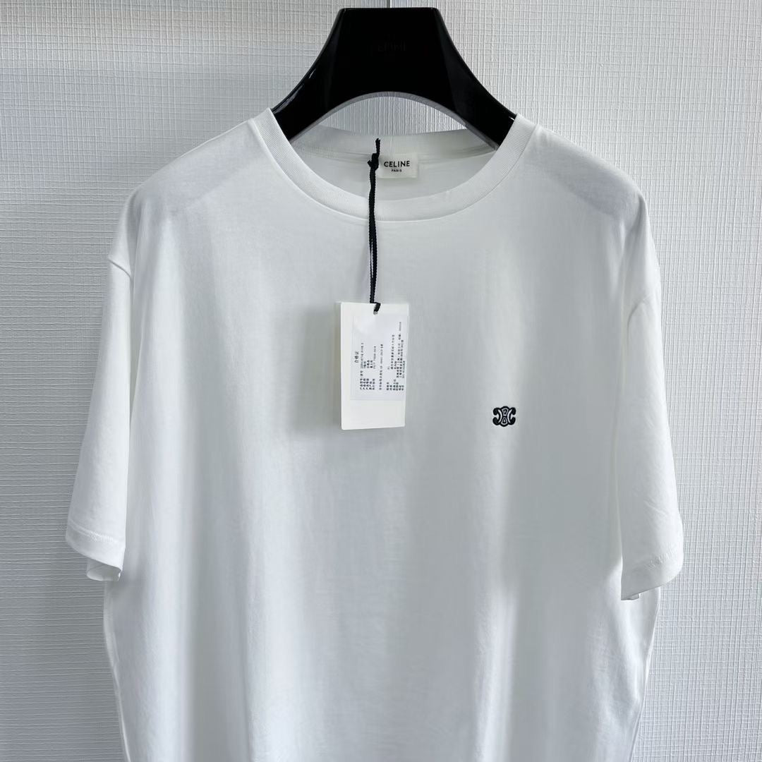 Schwarz-weißes T-Shirt