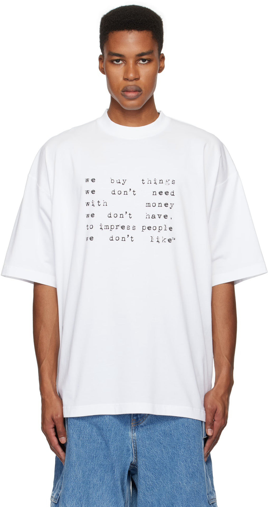 White T-Shirt - FashionHype.xyz